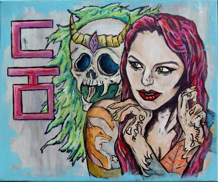 Beware the Oracle, a painting by Matt Martnick (2015)