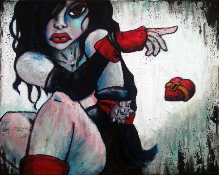 Lockhart, a painting by Matt Martnick (2011–15)