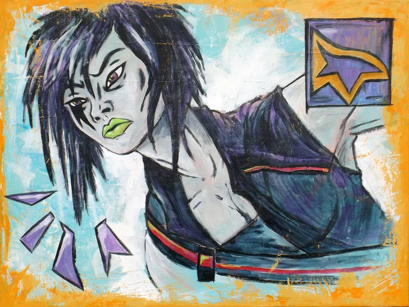 Mirror's Edge, a painting by Matt Martnick (2011–15)