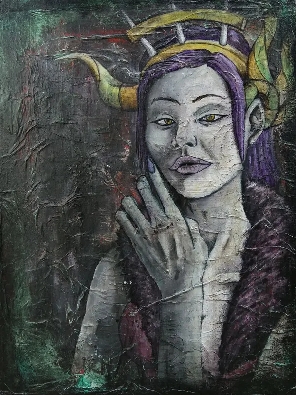 Premonition, a painting by Matt Martnick (2016)
