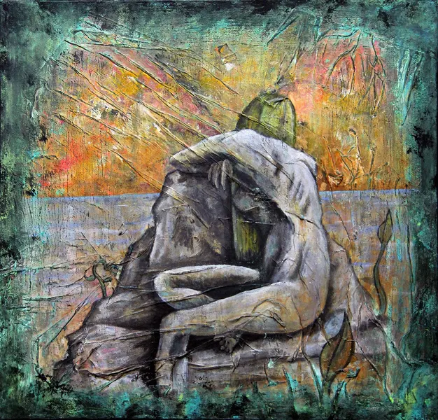 Siren, a painting by Matt Martnick (2016)