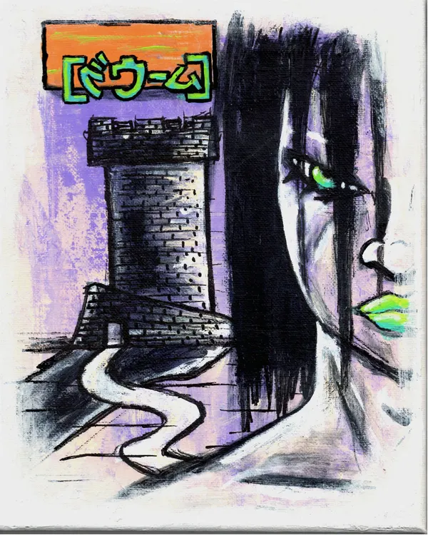 Tower, a painting by Matt Martnick (2013)